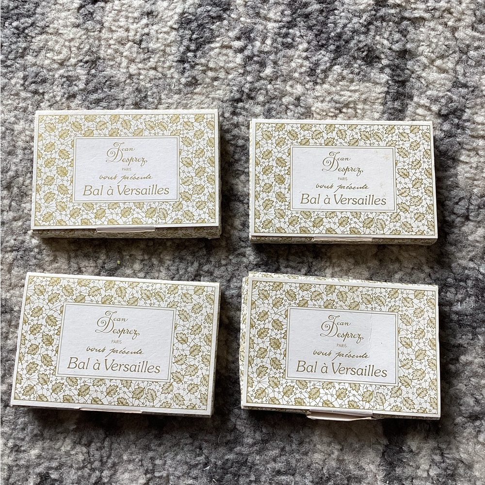 Vintage Bal A Versailles EDT Jean Desprez Sample mini travel size, Lot Of 4